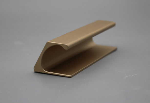 Brass C Type Aluminum Profile Handle Sliding For Cabinet