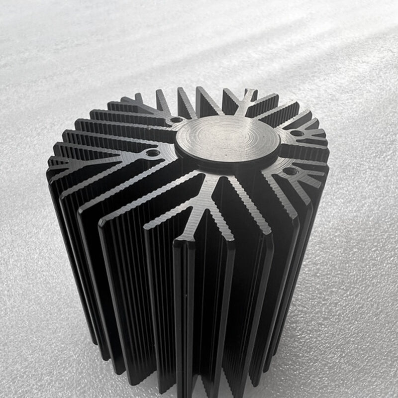Aluminum Heatsink featuring a slim profile and unique design ideal for thermal management in various electronic devices