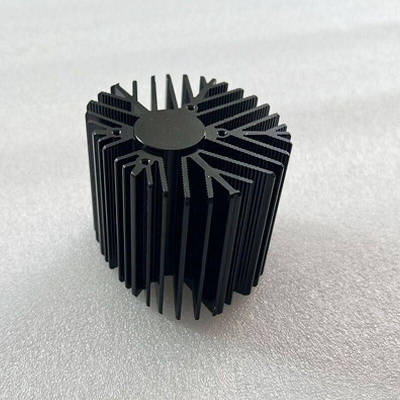 Aluminum Heatsink featuring a slim profile and unique design ideal for thermal management in various electronic devices