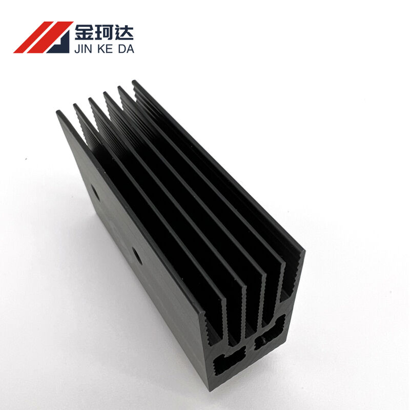 Bonded fin aluminum heatsink with high thermal conductivity base, suitable for inverters, charging piles and automotive electronics