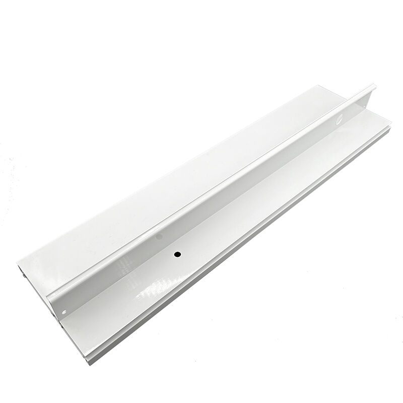 Slim recessed LED aluminum channel, anti-glare PC cover, corrosion-proof alloy for hotel & office linear light decoration