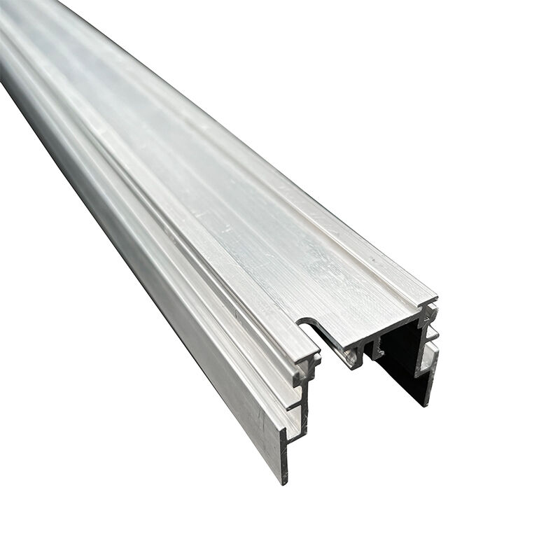 Surface mount LED aluminum profile with thick cooling base, sandblasted finish, fit shelf and TV background strip lights