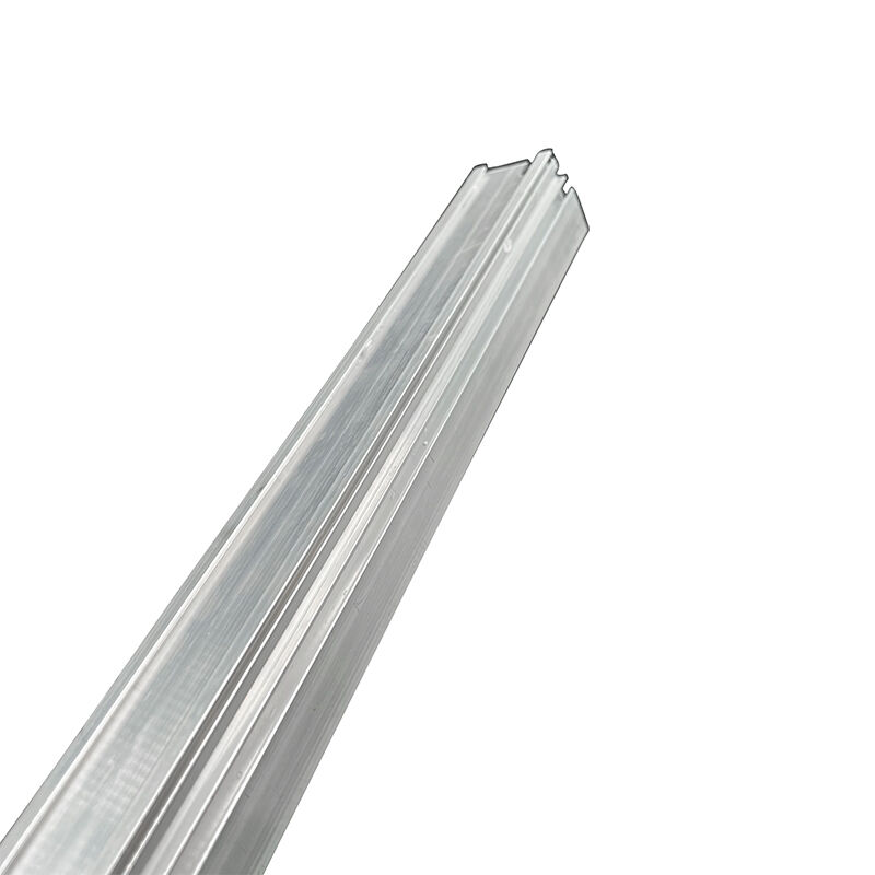 Surface mount LED aluminum profile with thick cooling base, sandblasted finish, fit shelf and TV background strip lights