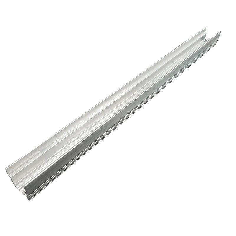 Surface mount LED aluminum profile with thick cooling base, sandblasted finish, fit shelf and TV background strip lights