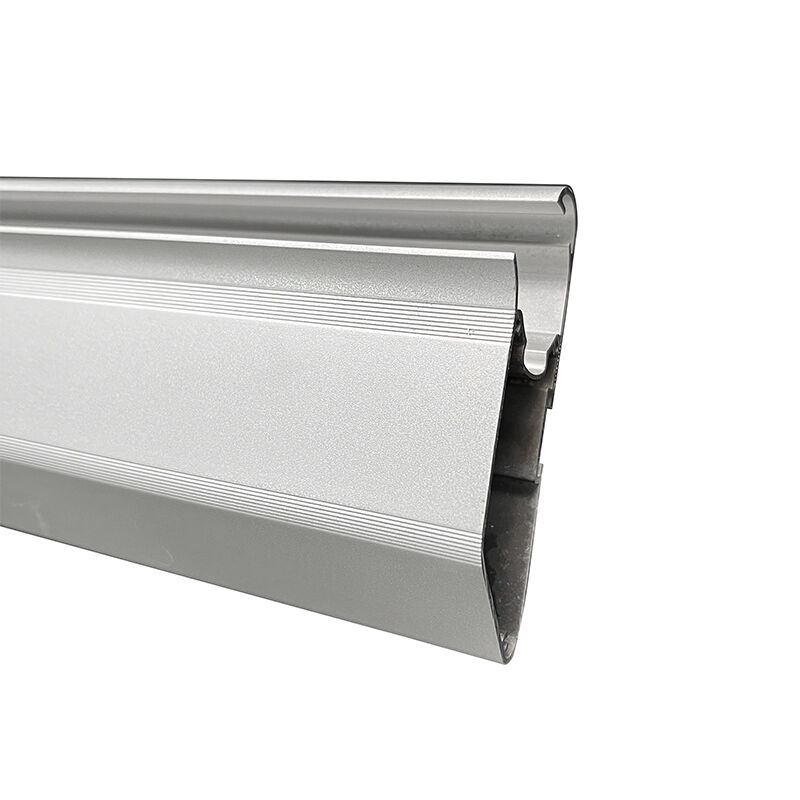 High heat conduction LED aluminum profile with cooling fins, various brackets for factory high-power linear lights