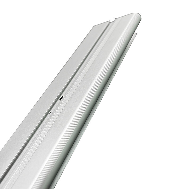 High heat conduction LED aluminum profile with cooling fins, various brackets for factory high-power linear lights