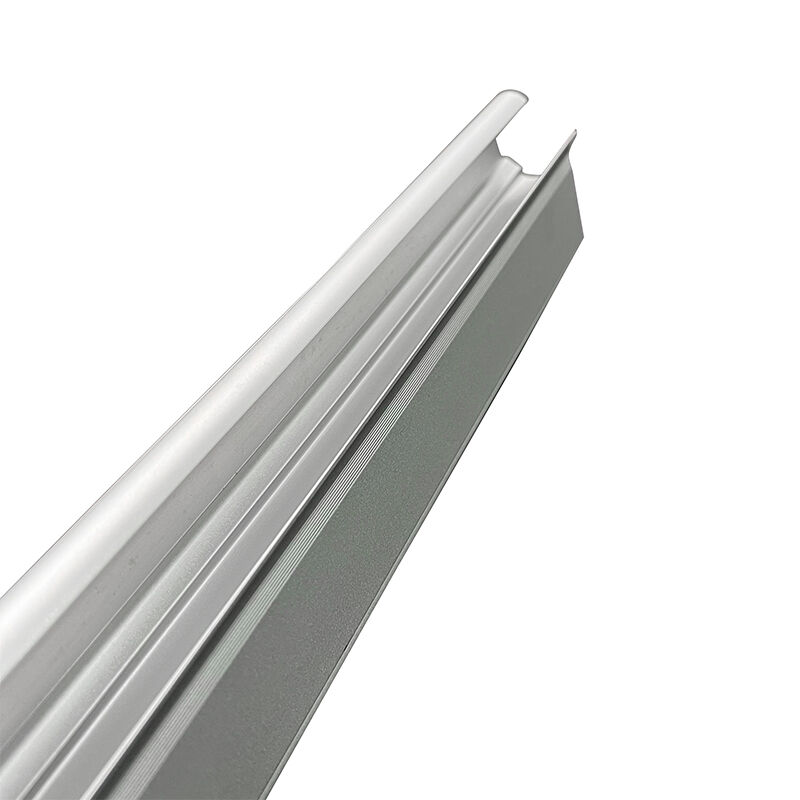 High heat conduction LED aluminum profile with cooling fins, various brackets for factory high-power linear lights