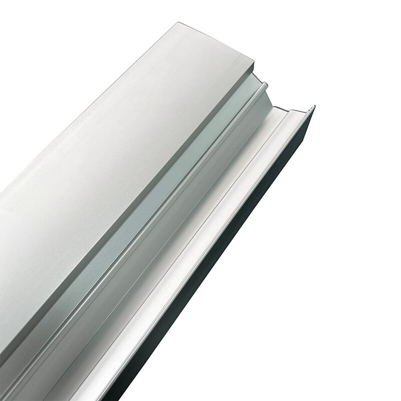 Custom extruded LED aluminum profile, multiple widths with PC diffuser for mall and villa lighting engineering orders