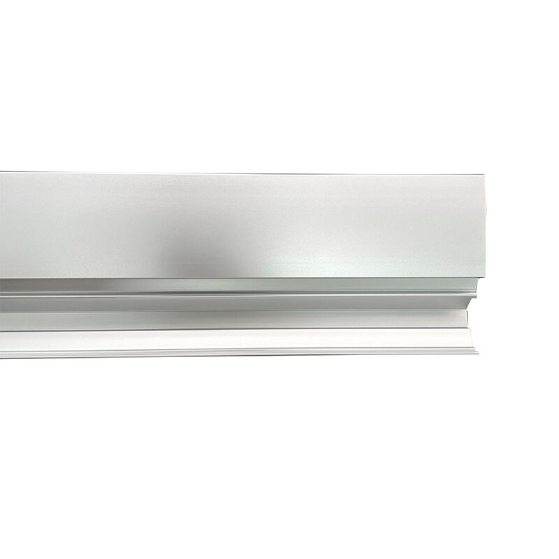 Custom extruded LED aluminum profile, multiple widths with PC diffuser for mall and villa lighting engineering orders