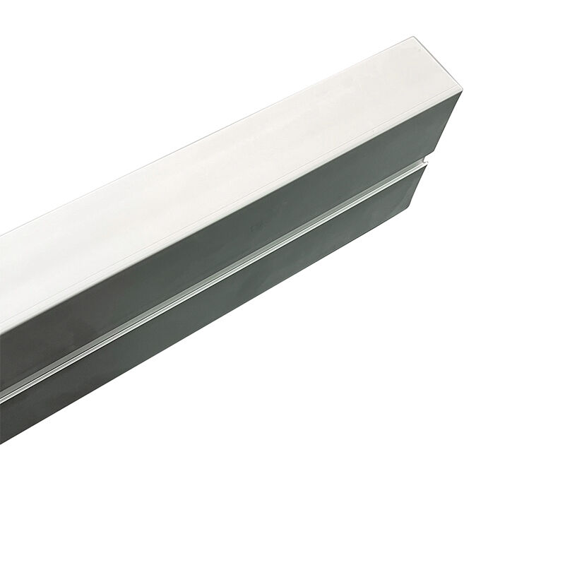 Custom extruded LED aluminum profile, multiple widths with PC diffuser for mall and villa lighting engineering orders