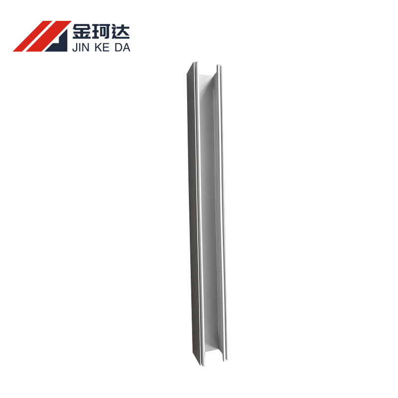 U-type LED aluminum extrusion profile, easy installation accessories, silver anodized for home indoor long strip lamp