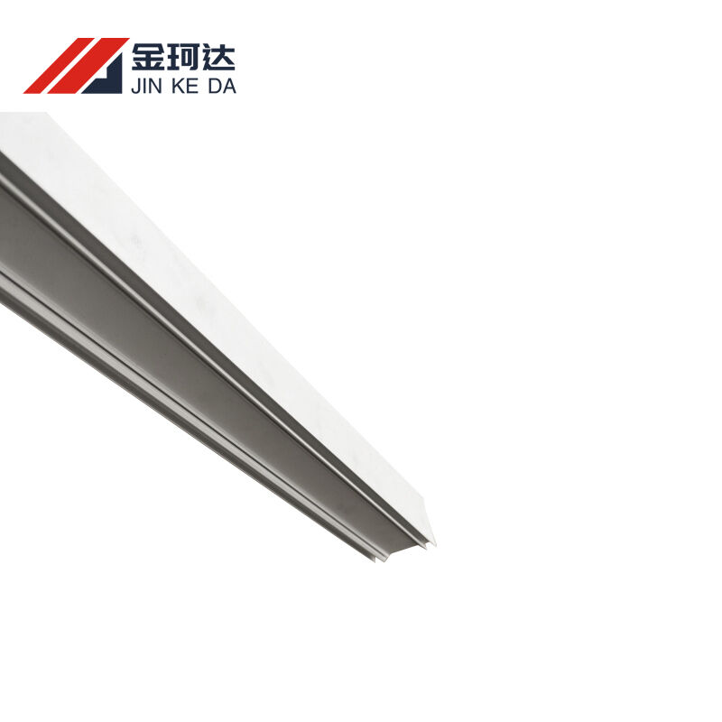 U-type LED aluminum extrusion profile, easy installation accessories, silver anodized for home indoor long strip lamp