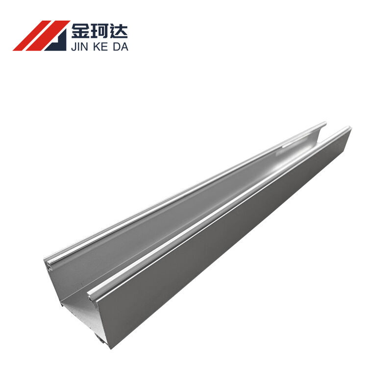 U-type LED aluminum extrusion profile, easy installation accessories, silver anodized for home indoor long strip lamp