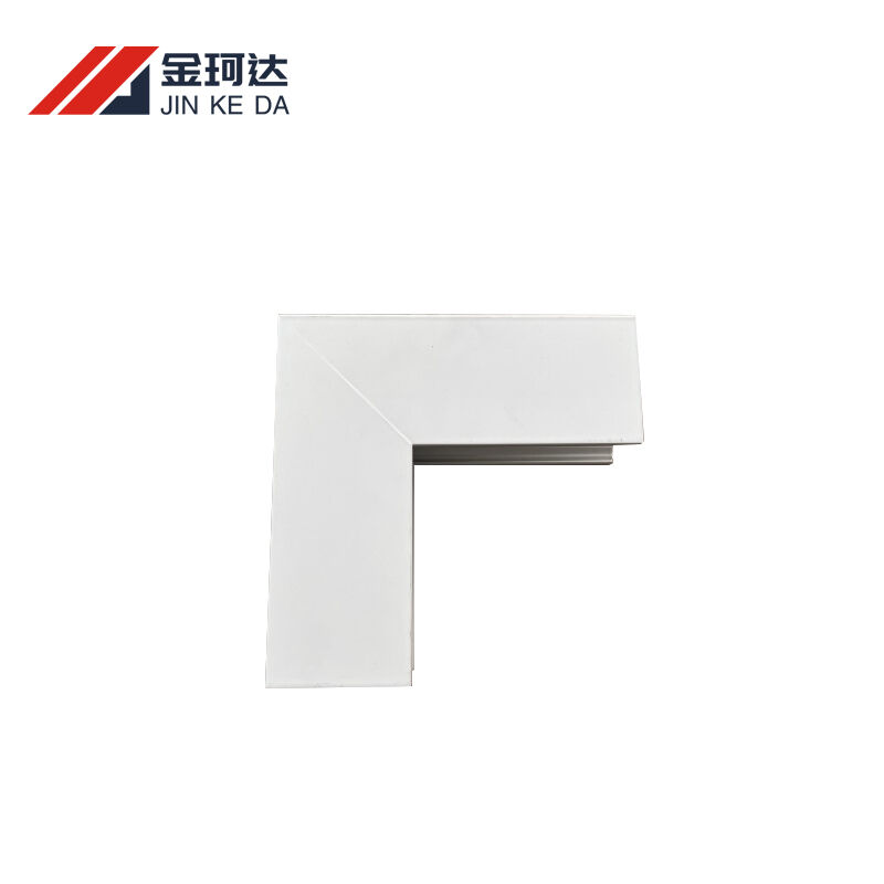 Corner LED aluminum channel for right-angle installation, dustproof PC cover for wardrobe and showcase strip lights